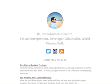 Tablet Screenshot of nilkanth.com